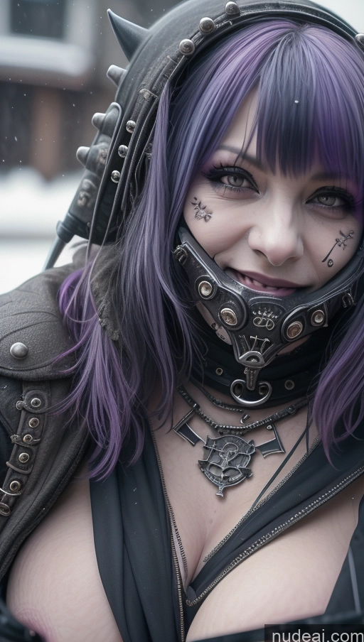 related ai porn images free for Milf Busty Perfect Boobs Laughing Purple Hair Nigerian Snow Close-up View Nude Steampunk Gothic Punk Girl