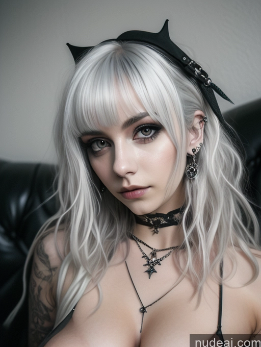 related ai porn images free for Busty Perfect Boobs Close-up View Gothic Punk Girl Model Perfect Body Beautiful 18 White Hair Curly Hair Russian Bedroom Nude Detailed