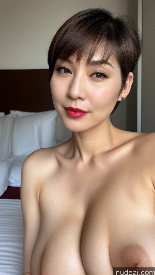 related ai porn images free for Woman One Huge Boobs Beautiful Lipstick Fairer Skin 40s Short Hair Korean Close-up View Detailed