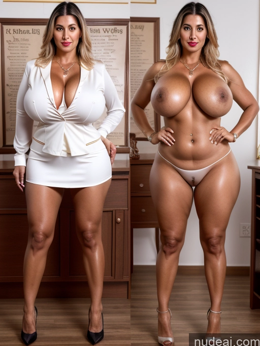 ai nude image of two women in white dresses posing for a picture in a room pics of Milf Huge Boobs Perfect Body Big Ass Lipstick Tanned Skin Oiled Body 60s Blouse Teacher Dark Lighting Jewelry Cleavage Brazilian Micro Skirt Bobcut Devil Blonde Onoff