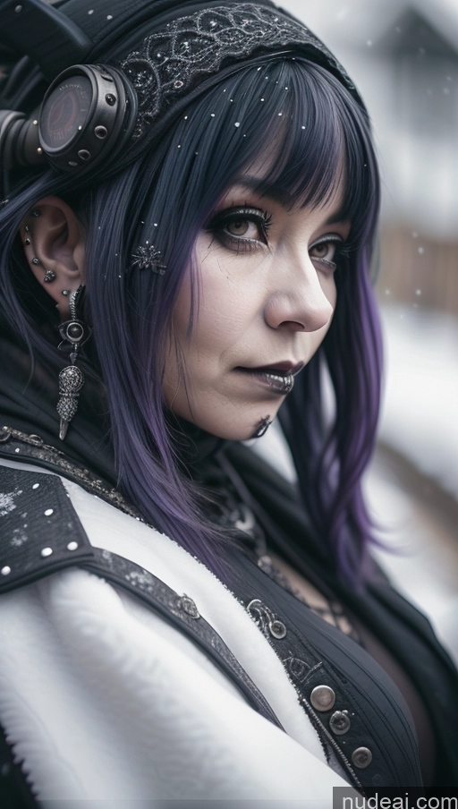 related ai porn images free for Milf Busty Perfect Boobs Purple Hair Nigerian Snow Close-up View Gothic Punk Girl Steampunk