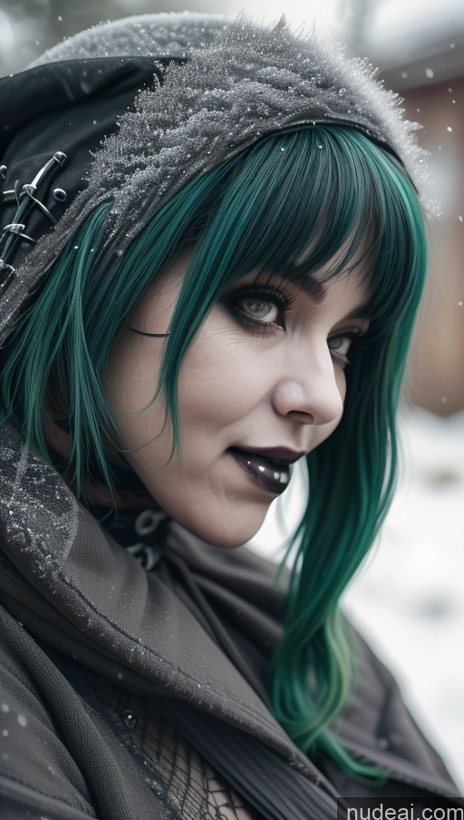 related ai porn images free for Milf Busty Perfect Boobs Chubby Green Hair Ethiopian Snow Close-up View Gothic Punk Girl Laughing Goth Nude