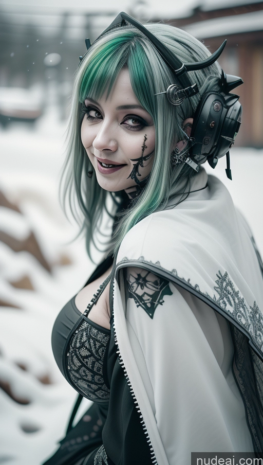 related ai porn images free for Milf Chubby Green Hair Ethiopian Snow Laughing Futuristic Busty Perfect Boobs Close-up View Gothic Punk Girl Cleavage