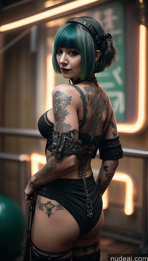 related ai porn images free for Milf Chubby Short Hair Ethiopian Tattoos Gothic Punk Girl Club Close-up View Green Hair Steampunk Laughing Perfect Boobs Busty Topless Partially Nude