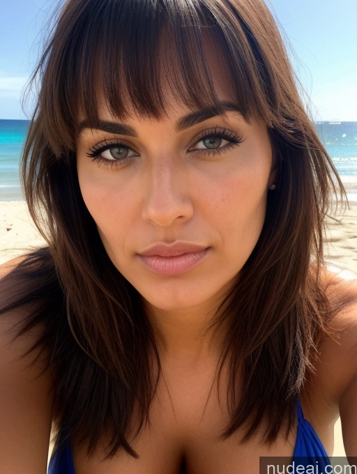 related ai porn images free for Sorority Busty Tall Tanned Skin 30s Sad Serious Seductive Shocked Close-up View Bending Over Sexy Face Brunette Middle Eastern Beach Bikini Bangs