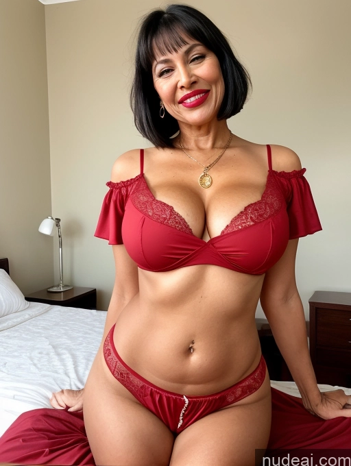 ai nude image of araffe woman in red lingerie posing on bed with red sheets pics of Milf Two Busty Beautiful Lipstick Big Ass Perfect Body Tanned Skin Oiled Body 70s Laughing Orgasm Ahegao Bobcut Brazilian Bedroom Cumshot Blouse Devil Long Skirt Teacher Cleavage Jewelry Detailed