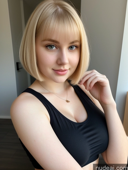 related ai porn images free for Busty Perfect Boobs Beautiful Fairer Skin Thick 18 Blonde Bobcut Russian Close-up View Shirt