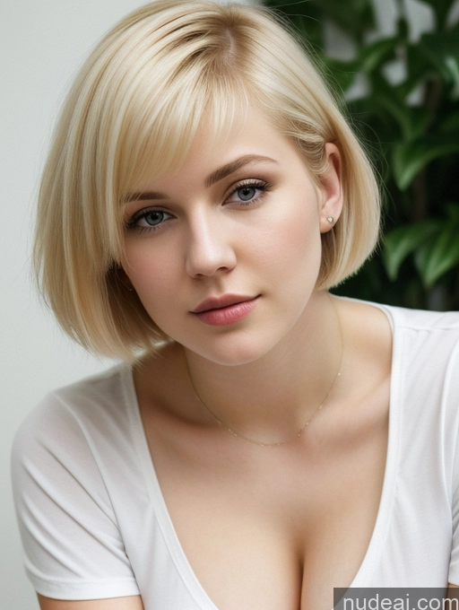 related ai porn images free for Busty Perfect Boobs Beautiful Thick Fairer Skin 18 Blonde Russian Close-up View Shirt Short Hair