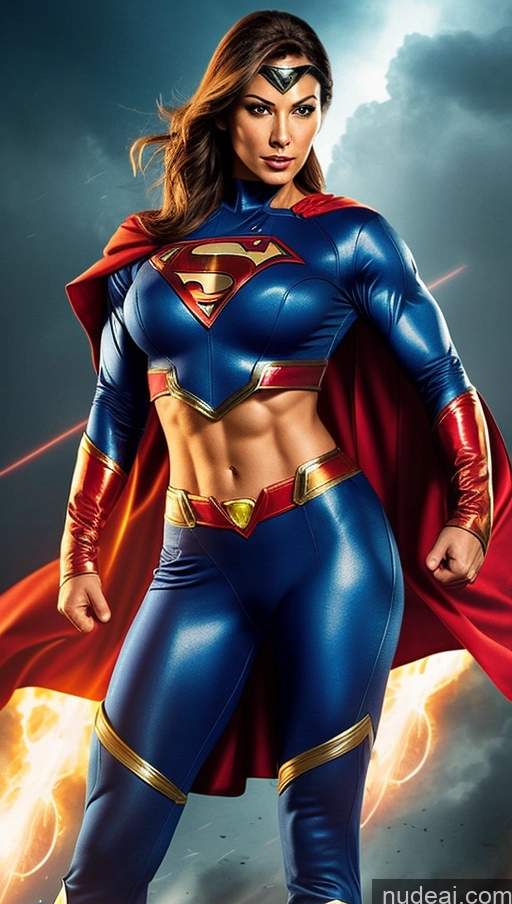 related ai porn images free for Muscular Abs Perfect Boobs Powering Up Superhero Military Superheroine Several Dynamic View Heat Vision