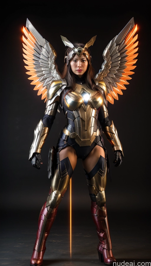 related ai porn images free for Muscular Abs Perfect Boobs Powering Up Superhero Military Superheroine Several Dynamic View Heat Vision SSS: A-Mecha Musume A素体机娘 Has Wings