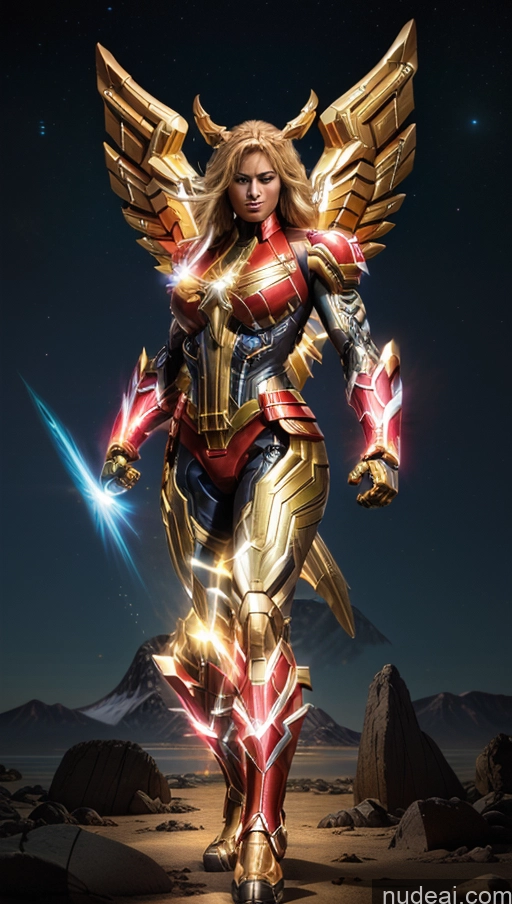 related ai porn images free for Several Bodybuilder Busty Muscular Abs Powering Up Captain Marvel SuperMecha: A-Mecha Musume A素体机娘 Has Wings