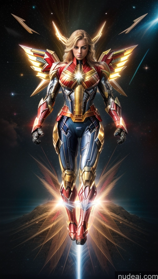 related ai porn images free for Bodybuilder Busty Muscular Abs Powering Up Captain Marvel SuperMecha: A-Mecha Musume A素体机娘 Has Wings Space Dynamic View Heat Vision Two