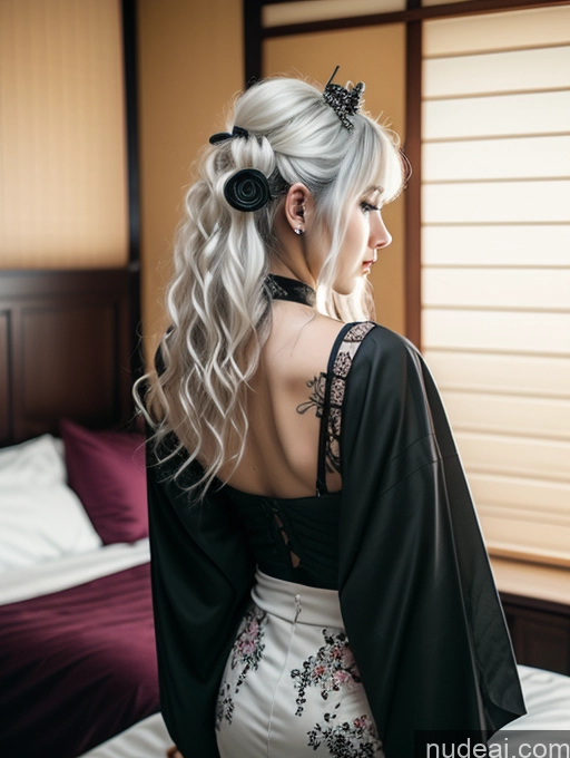 related ai porn images free for Busty Perfect Boobs Close-up View Gothic Punk Girl Model Perfect Body Beautiful 18 White Hair Curly Hair Russian Bedroom Kimono Mirror Selfie