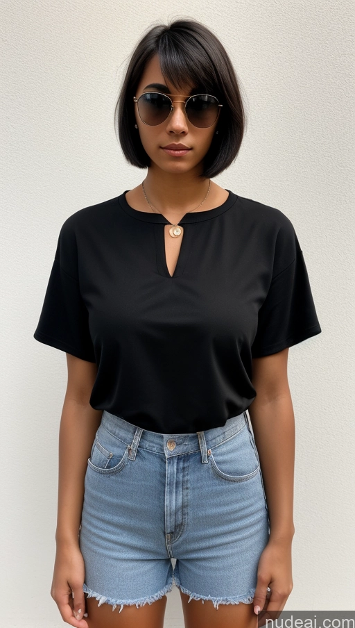 related ai porn images free for One Beautiful 18 Black Hair Short Hair Skin Detail (beta) Athlete Party Casual Serious Front View Blouse Huge Boobs Sunglasses Native American