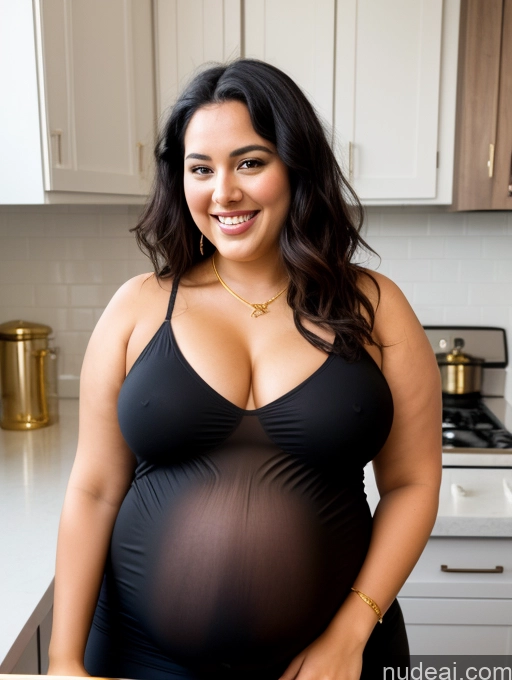 related ai porn images free for Model Big Ass Pregnant Chubby 20s Happy Black Hair Straight Close-up View Cooking Transparent Gold Jewelry Bright Lighting