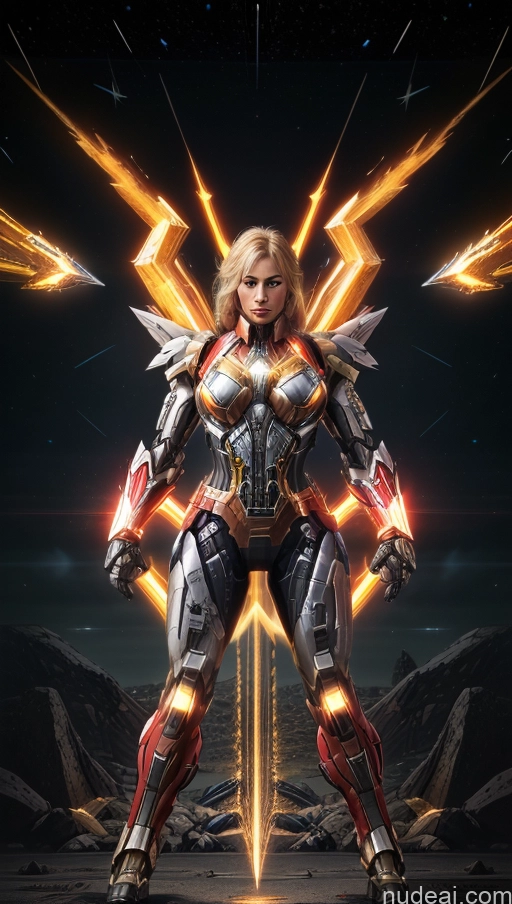 related ai porn images free for Busty Muscular Abs Several SuperMecha: A-Mecha Musume A素体机娘 Captain Marvel Powering Up Cyborg Has Wings Dynamic View Heat Vision Science Fiction Style Battlefield