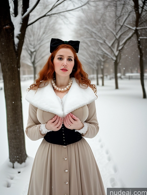 related ai porn images free for Woman Busty Huge Boobs Skinny Short Long Legs 80s Jewish Film Photo Front View Bows Dress Pearl Jewelry Victorian Sad Shocked Ginger Snow