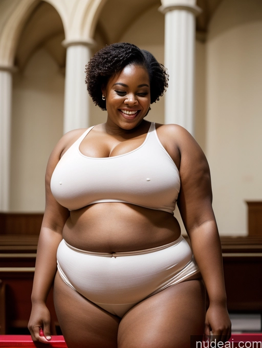 related ai porn images free for Woman Huge Boobs Beautiful Fat Big Hips Big Ass Short 50s Happy Blonde Short Hair Church Front View Spreading Legs Crop Top African