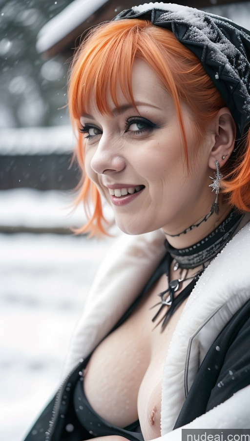 related ai porn images free for Chubby Laughing Ginger Ethiopian Snow Close-up View AliceDV Milf Busty Perfect Boobs Gothic Punk Girl