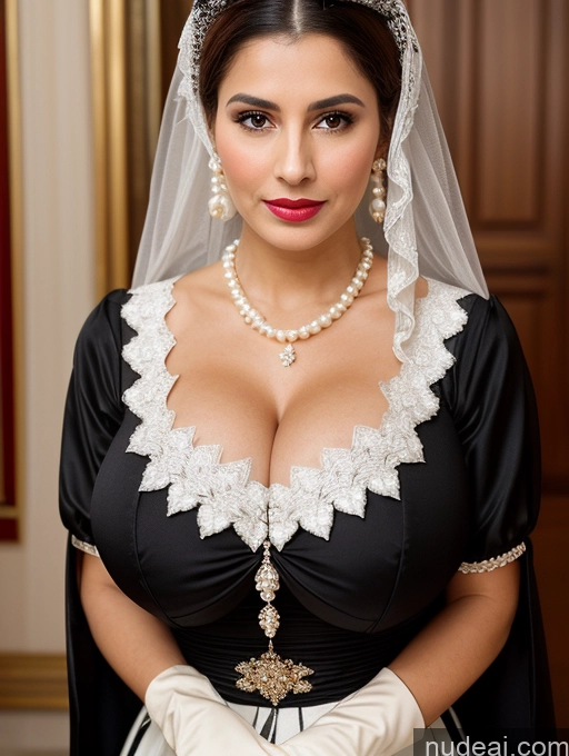 related ai porn images free for Milf Busty Skinny Short Lipstick 18 Sad Shocked Hair Bun Front View Dress Traditional Victorian Bows Gloves Pearl Jewelry Ginger Huge Boobs Niqab British