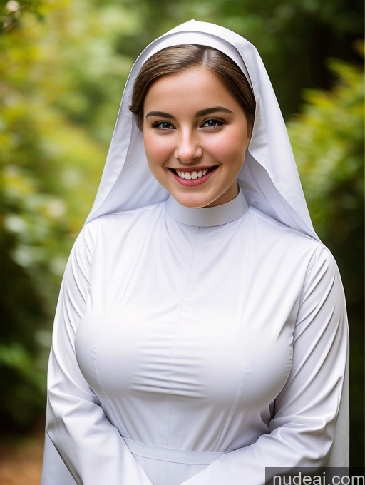 ai nude image of arafed woman in a nun costume posing for a picture pics of Woman Busty Perfect Boobs Perfect Body 18 Happy Two Nun