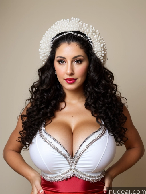 related ai porn images free for Woman Busty Huge Boobs Lipstick Short Skinny Sad Shocked Front View Dress Traditional Victorian Cheerleader Pearl Jewelry 60s Black Hair Curly Hair Jewish