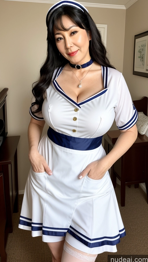 related ai porn images free for Milf Busty Beautiful Big Ass Big Hips Pubic Hair Fairer Skin Black Hair Cosplay 70s Korean Choker Maid Sailor