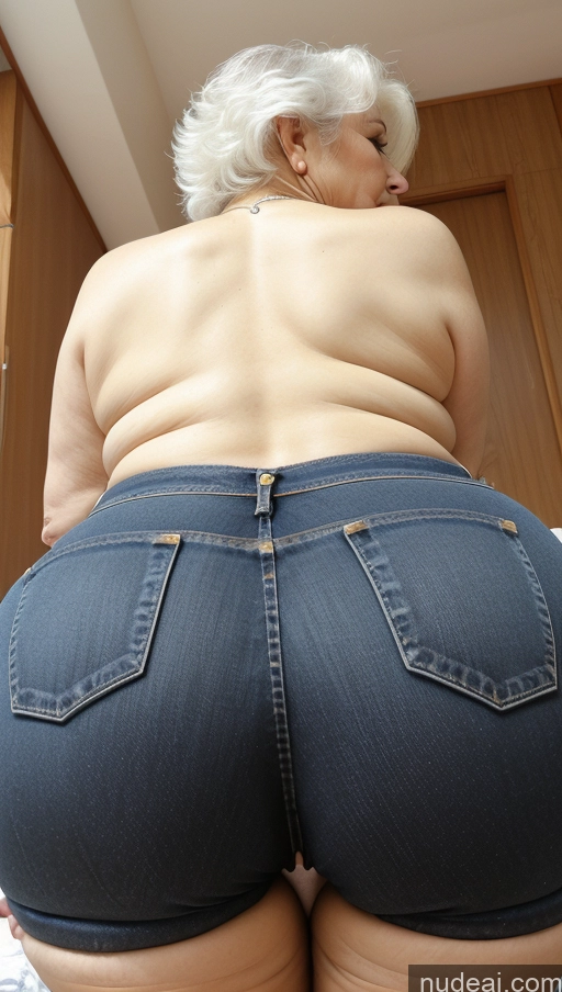 ai nude image of araffed woman in jeans butt showing off her big ass pics of Milf Busty Beautiful Big Hips Big Ass Pubic Hair Fairer Skin Microbikini 80s Black Hair Korean Jeans