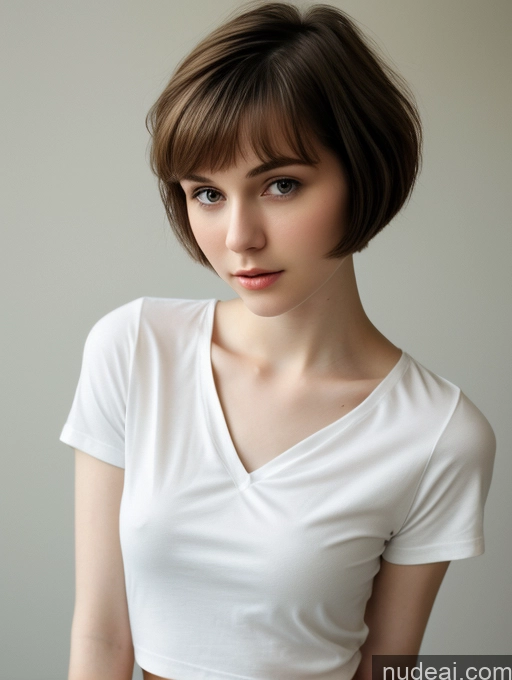 related ai porn images free for One Small Tits Beautiful Skinny Short Hair Fairer Skin 18 Brunette Russian Close-up View Shirt