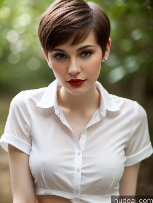 related ai porn images free for Small Tits Beautiful Lipstick Skinny Fairer Skin 18 Brunette Pixie Russian Close-up View Shirt