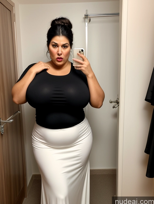 related ai porn images free for Busty Huge Boobs Big Hips Fat Chubby Thick Big Ass Lipstick Short Shocked Angry Changing Room Front View Dress Pearl Jewelry Traditional Victorian Long Skirt Black Hair Arabic 80s Hair Bun Miss Universe Model