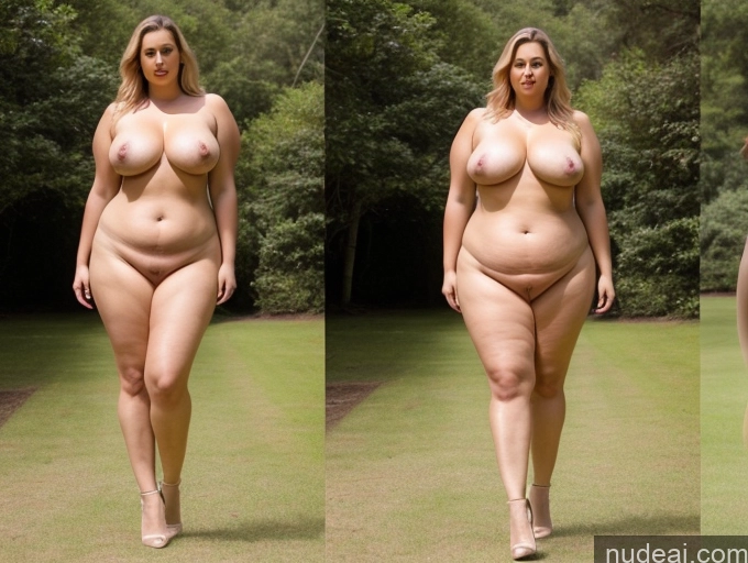 ai nude image of three pictures of a woman with a very large breast walking in a field pics of Busty Big Hips Chubby Big Ass Tall Abs Perfect Boobs Nude High Heels Two Long Legs Thick Fat 60s