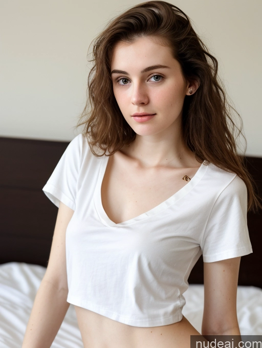 related ai porn images free for Small Tits Beautiful Skinny Fairer Skin 18 Brunette Russian Close-up View Shirt Messy