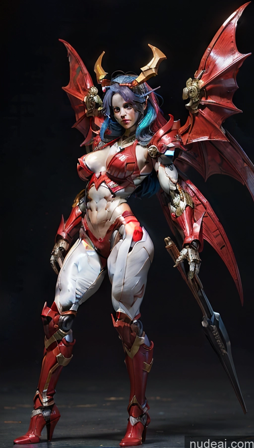 related ai porn images free for Vampire Has Wings Bodybuilder Abs SSS: A-Mecha Musume A素体机娘 Muscular Perfect Boobs Powering Up