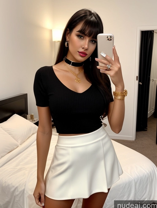 related ai porn images free for Lipstick Perfect Body High Heels Gold Jewelry Diamond Jewelry Mirror Selfie Perfect Boobs Sunglasses Black Hair Bangs Spanish Miss Universe Model Choker Mini Skirt Bedroom Sexy Face 18