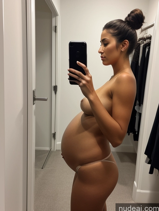 related ai porn images free for Perfect Boobs Big Hips Perfect Body Pubic Hair Pregnant Tanned Skin 18 Serious Black Hair Hair Bun Spanish Mirror Selfie Changing Room Side View Nude Detailed