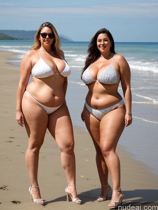 related ai porn images free for Tall Long Legs Big Hips Big Ass Chubby Thick Abs Fat Busty Perfect Boobs Beautiful High Heels 60s Beach Two