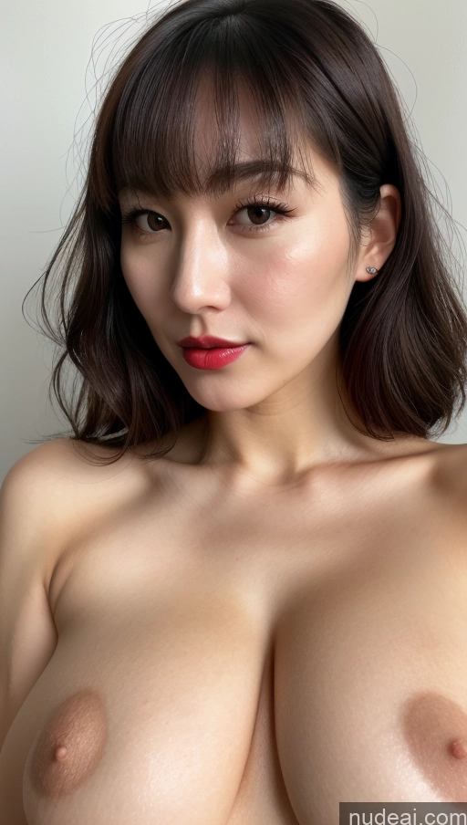 related ai porn images free for Woman One Beautiful Simple 30s Black Hair Huge Boobs Lipstick Fairer Skin Korean Close-up View Bangs