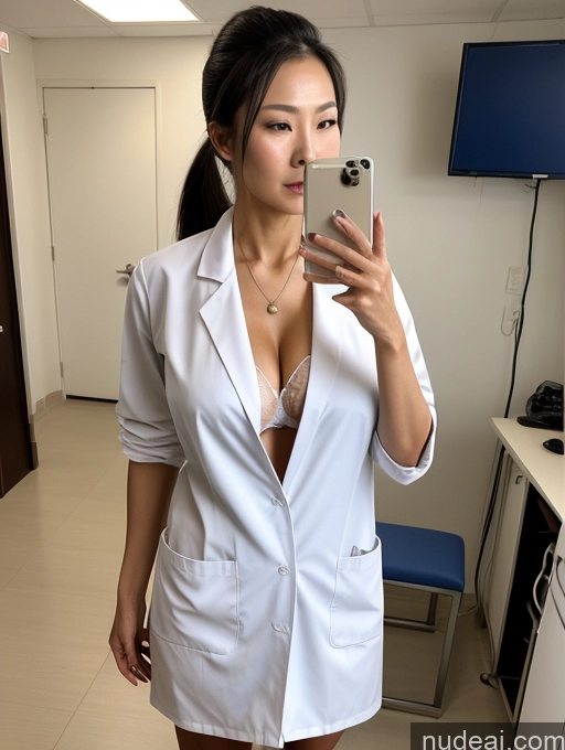 related ai porn images free for Perfect Boobs Perfect Body Ponytail Chinese Doctor Lab Coat Cleavage Partially Nude Detailed Sexy Face Two 80s Sorority