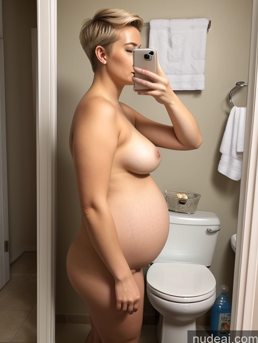 related ai porn images free for Small Tits Pregnant Big Ass Chubby Fat Short 20s Blonde Pixie Mirror Selfie Bathroom Side View