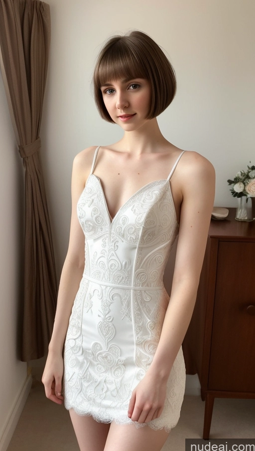 related ai porn images free for Small Tits Beautiful Fairer Skin 18 Brunette Short Hair Russian Small Ass Skinny Dress Detailed Wedding