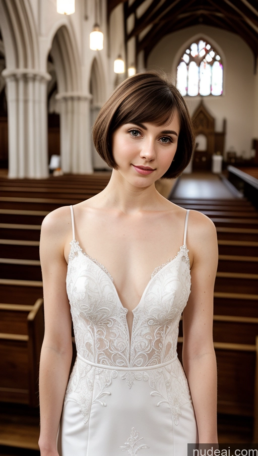 related ai porn images free for Small Tits Beautiful Fairer Skin 18 Brunette Short Hair Russian Small Ass Skinny Dress Detailed Wedding Church