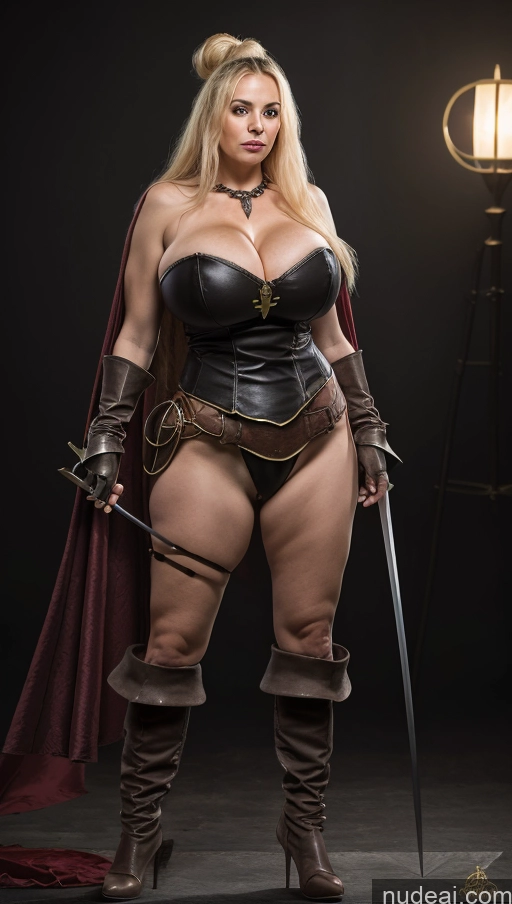 related ai porn images free for Milf Two Huge Boobs Beautiful Big Ass Long Legs Pubic Hair 60s Blonde French Nude Fantasy Armor Medieval Traditional Dark Lighting Hair Tied Up French Musketeer Dress Partially Nude Cleavage