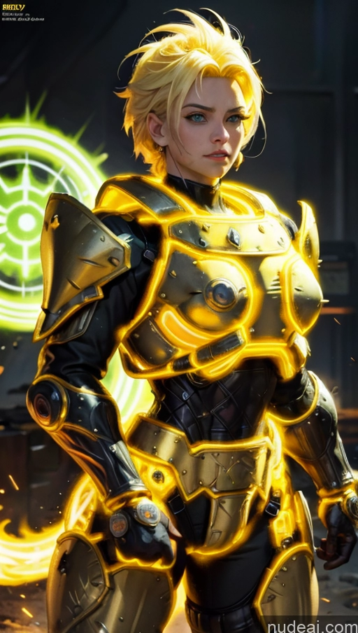 related ai porn images free for EdgHalo_armor, Power Armor, Wearing EdgHalo_armor, Abs Powering Up Super Saiyan 3 Neon Lights Clothes: Yellow