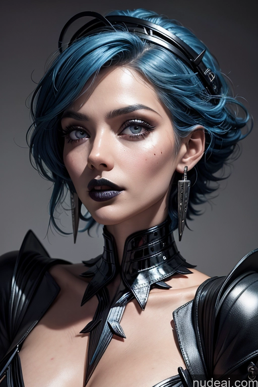 related ai porn images free for Ethiopian Milf Perfect Boobs Goth Close-up View Futuristic Blue Hair Skin Detail (beta)