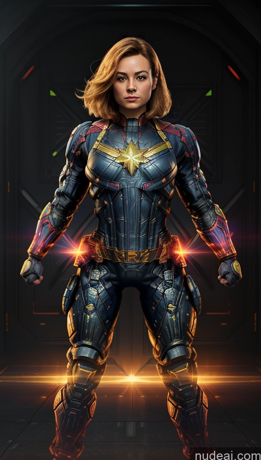 related ai porn images free for EdgHalo_armor, Power Armor, Wearing EdgHalo_armor, Captain Marvel Powering Up Science Fiction Style Space Abs