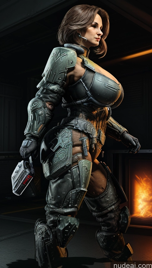 related ai porn images free for Milf Several Huge Boobs Big Ass Big Hips Long Legs 60s Cleavage Partially Nude Dark Lighting Sexy Face EdgHalo_armor, Power Armor, Wearing EdgHalo_armor, Spreading Legs Side View