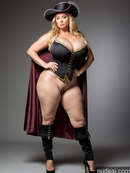 related ai porn images free for Milf Two Busty Huge Boobs Beautiful Big Ass Thick Big Hips Long Legs Pubic Hair 60s Nude High Heels Medieval Stockings Traditional Dark Lighting French Musketeer Dress Blonde Long Hair