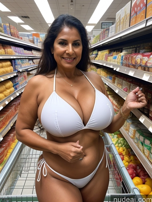 related ai porn images free for Milf One Busty Huge Boobs Tanned Skin 70s Indian Front View Microkini Thong Lab Coat Professor Grocery