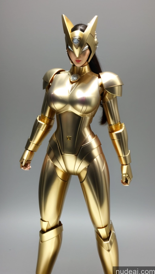 ai nude image of a close up of a woman in a gold suit posing pics of Perfect Boobs Several Superhero Superheroine Muscular Abs Diamond Jewelry Gold Jewelry Jewelry Pearl Jewelry Science Fiction Style Dynamic View SSS: A-Mecha Musume A素体机娘 Powering Up